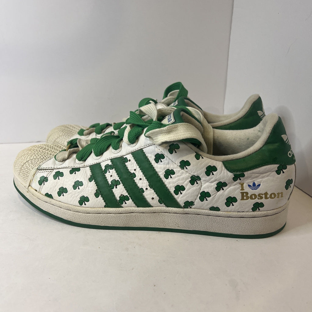Size 14 - Adidas Super Star Boston Celtics Vintage 2005