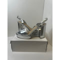 Size 10 Women's - Silver high heels