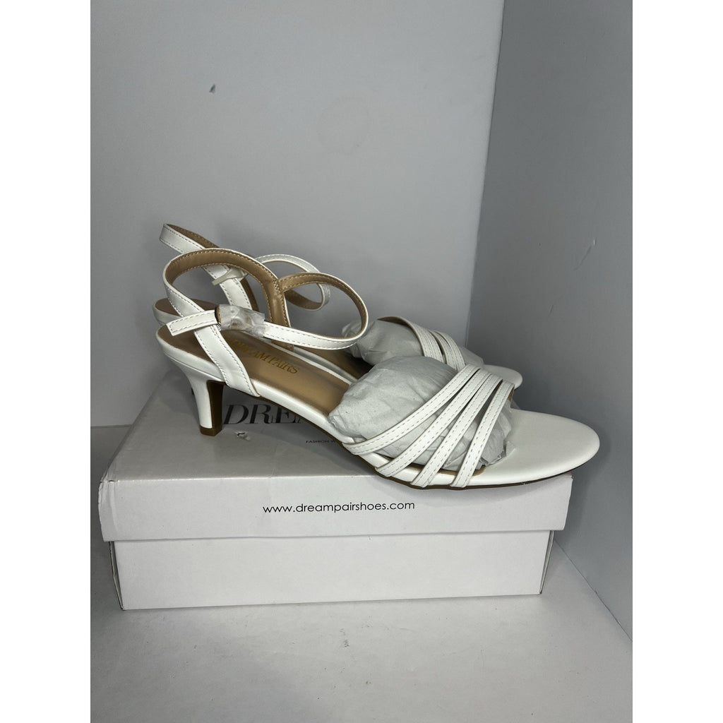 Size 11 Women’s - White Heels Dream Pairs
