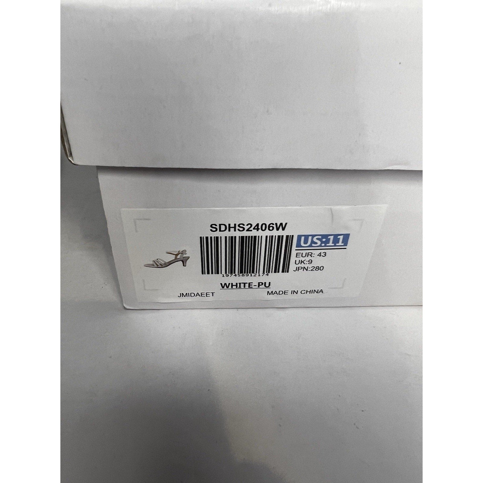 Size 11 Women’s - White Heels Dream Pairs