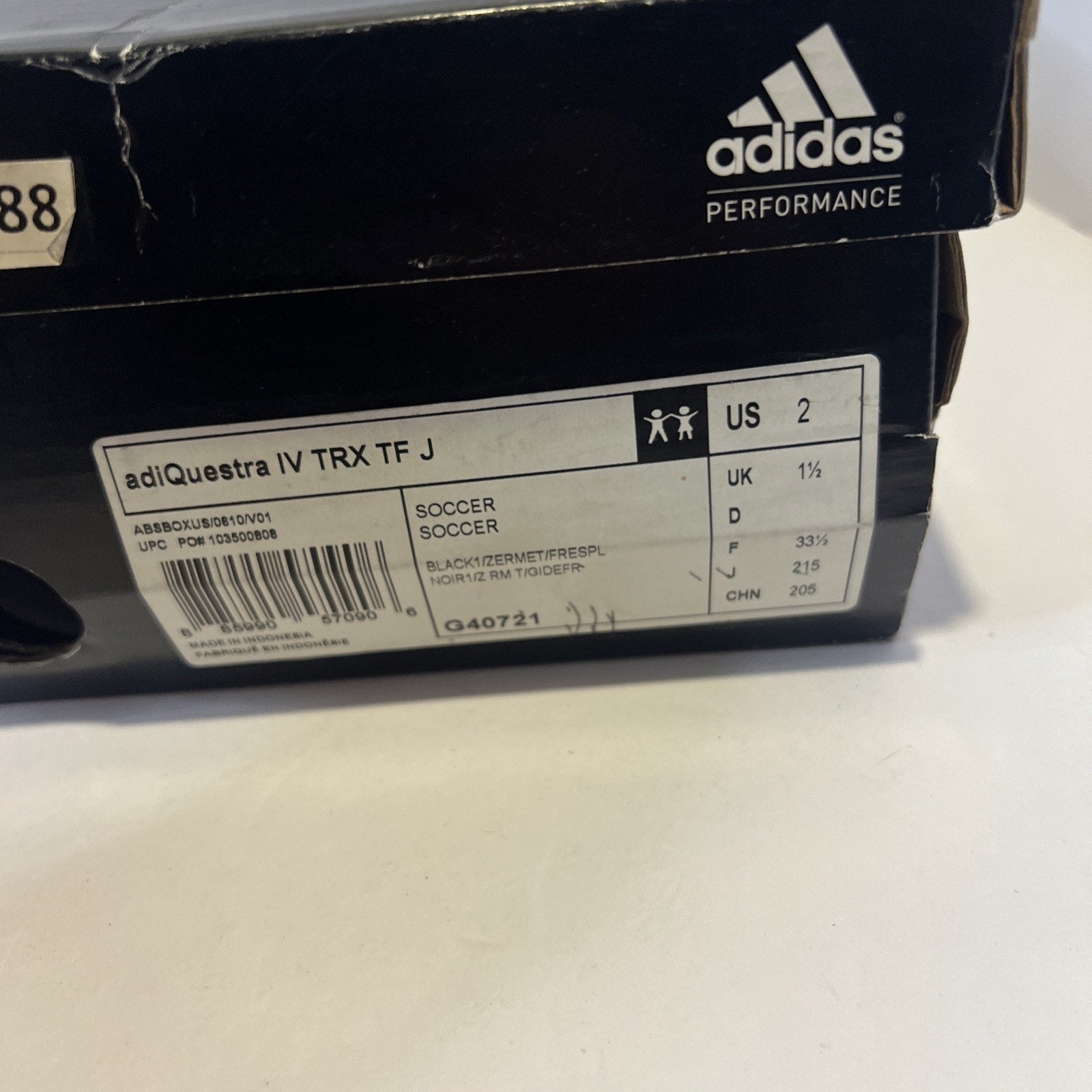 Size 2y - Adidas Soccer Cleats