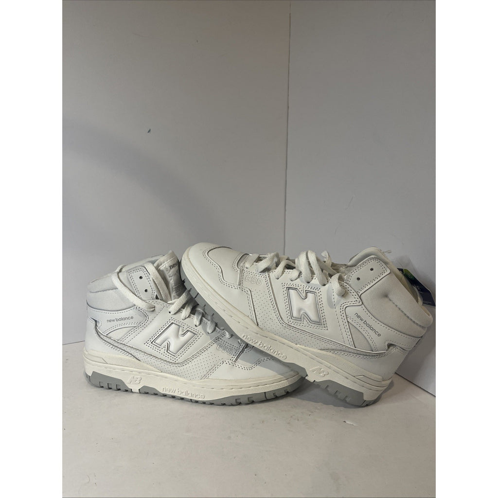 Size 8 Mens - New Balance 650 White