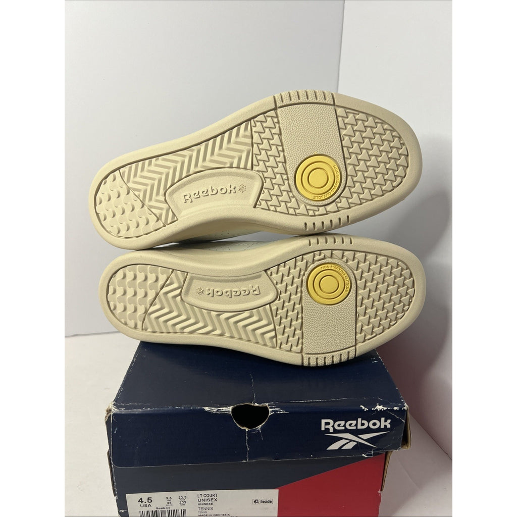 Size 4.5y - Reebok Lt Court Yellow