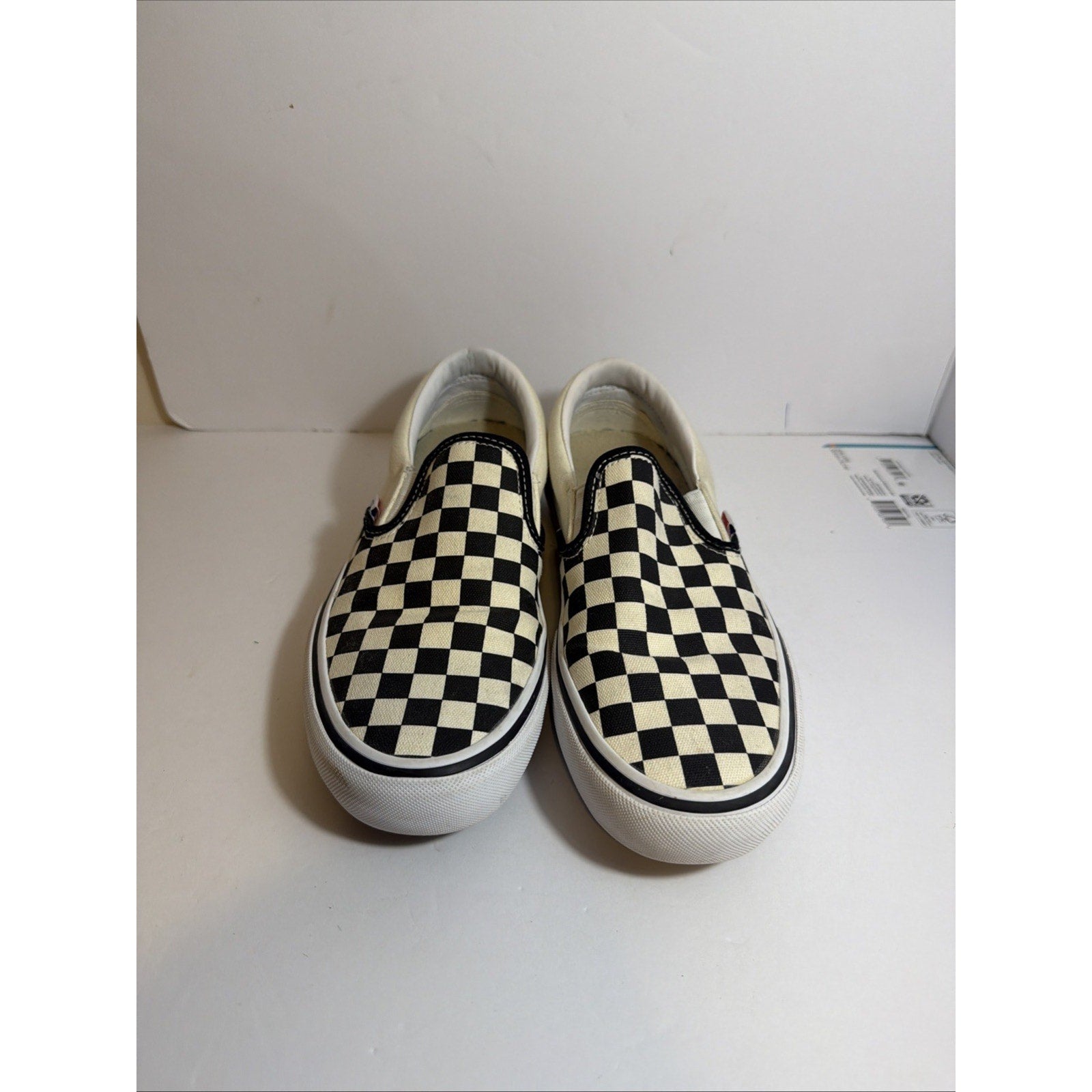 Size 7.5 - VANS Asher Checkerboard