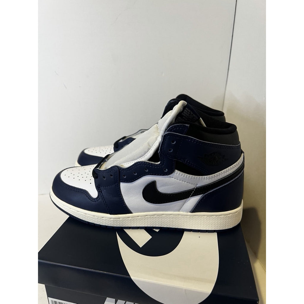 Size 7y - Nike Air Jordan 1 navy