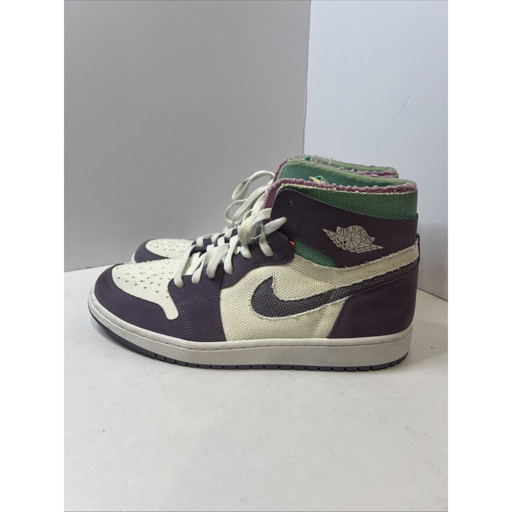 Size 13 - Jordan 1 Cmfrt Purple And Green