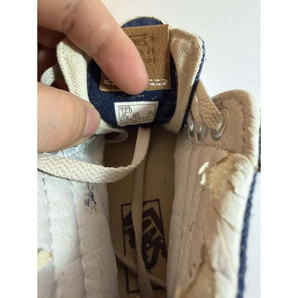 Size 12c - Vans Hightop Denim
