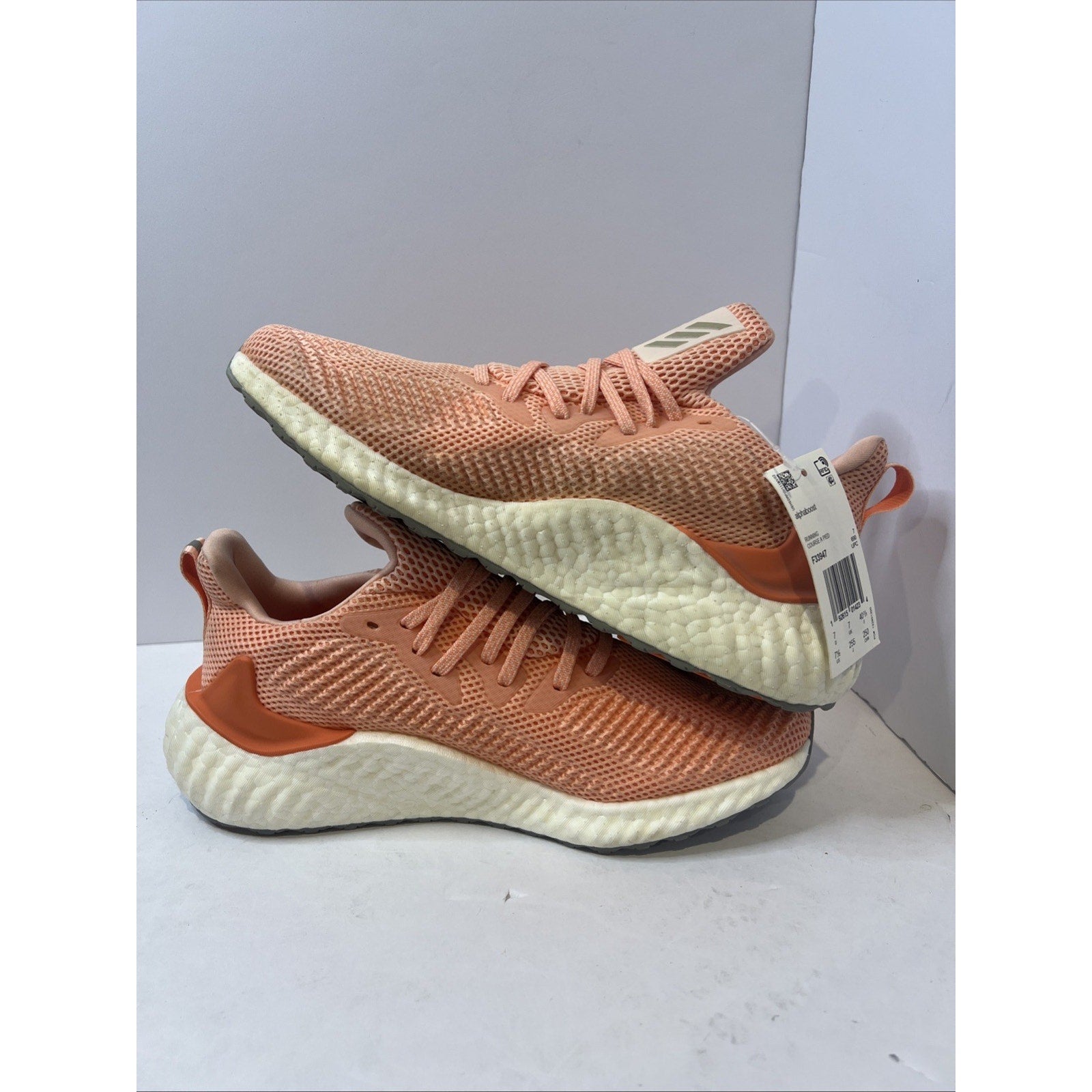 Size 7.5 - Adidas AlphaBoost Semi Coral