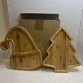 Serving Tray 2 Wooden Christmas Themed