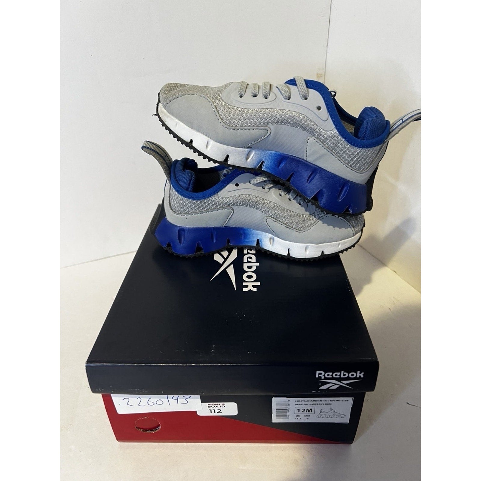 Size 12c-Reebok Zig Dynamica