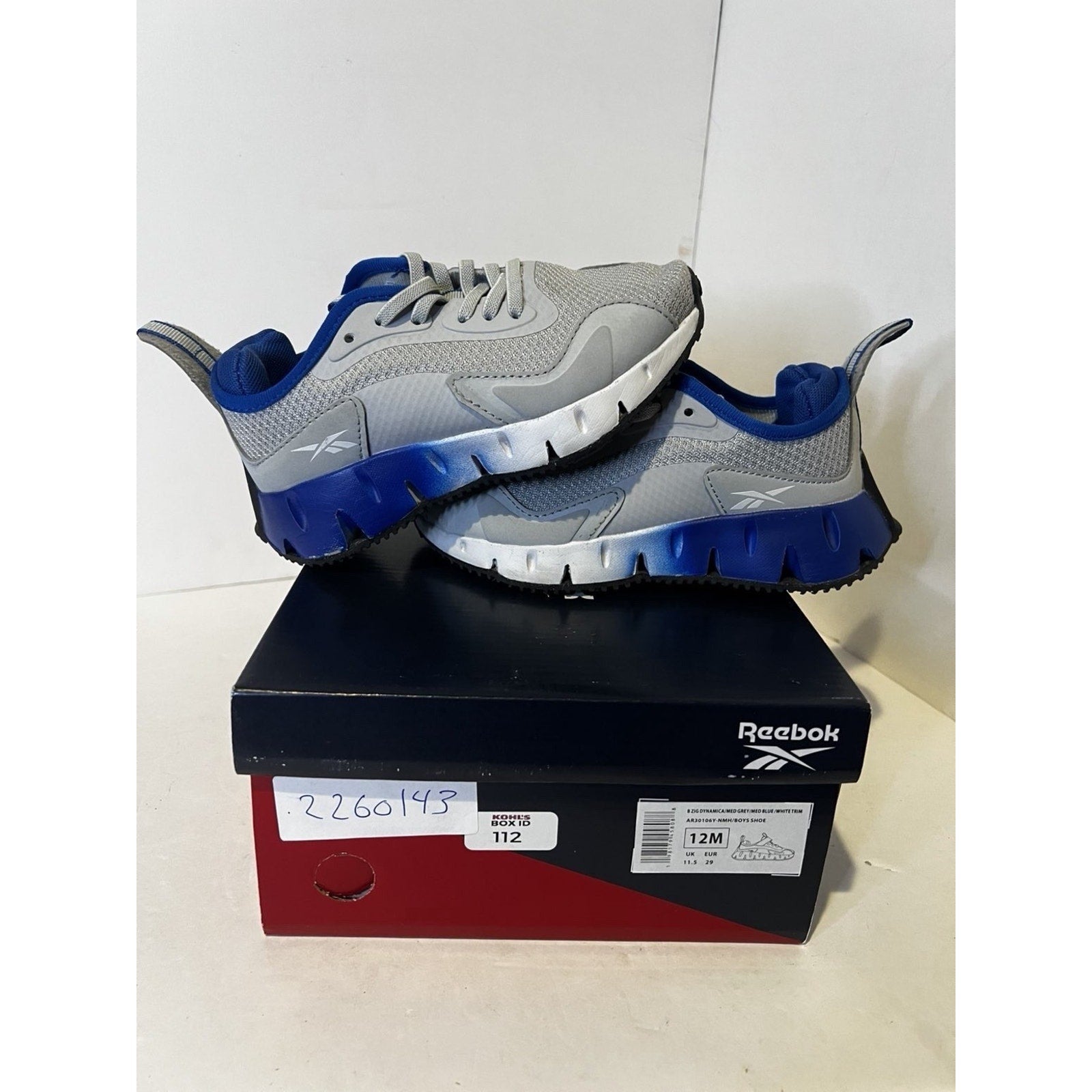 Size 12c-Reebok Zig Dynamica