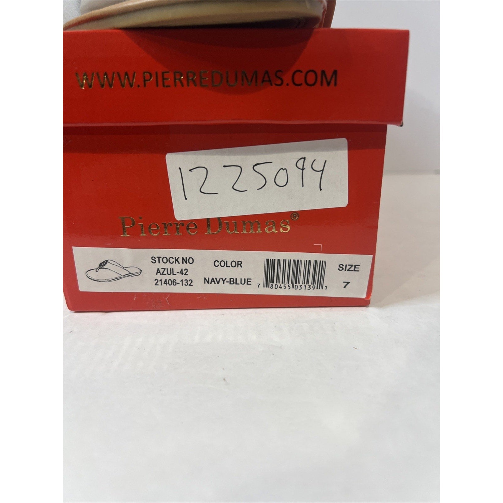 Size 7 Women’s - Pierre Dumas Navy Sandals