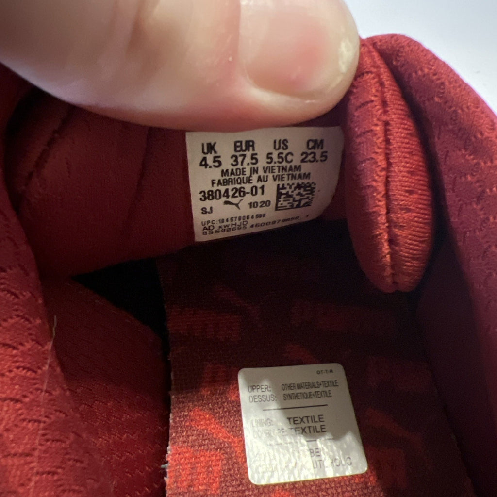 Size 5.5y - Puma Red