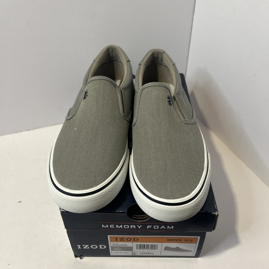 Size 10.5 - Izod Slip On Grey
