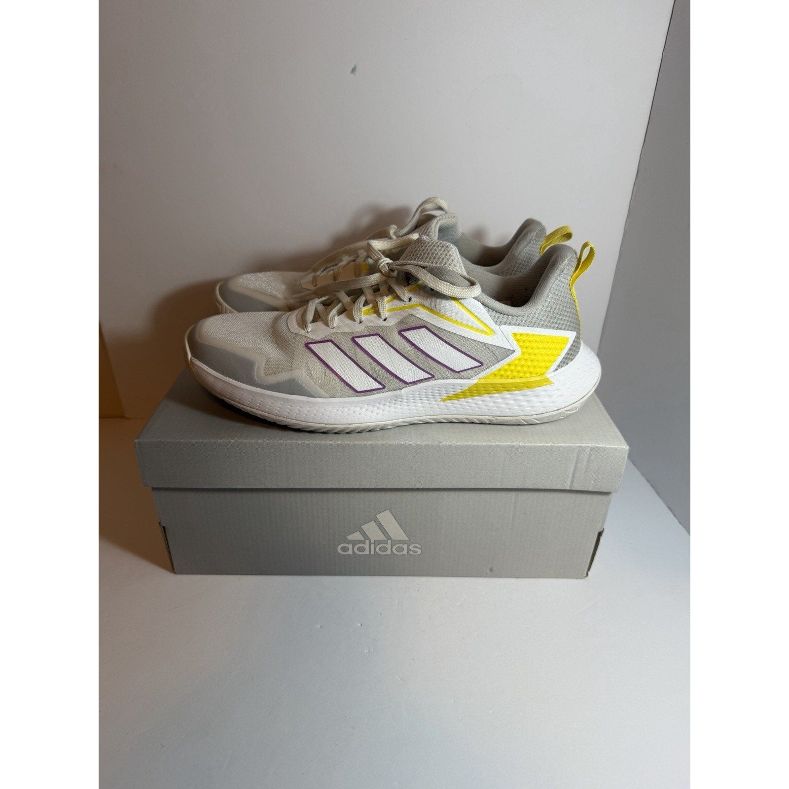 Size 8 Women’s - Adidas Defiant Speed Yellow And Purple