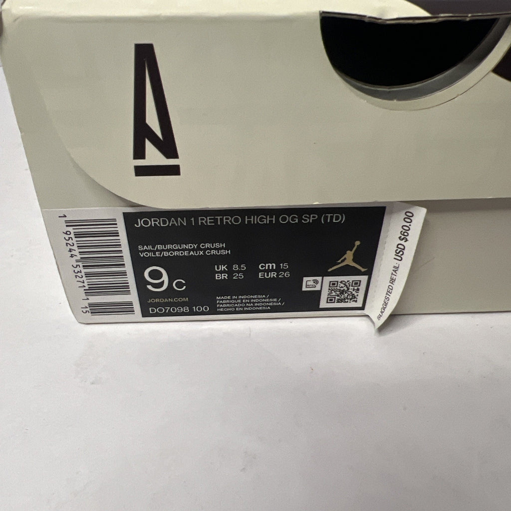 Size 9c - Jordan 1 A Ma Maniere