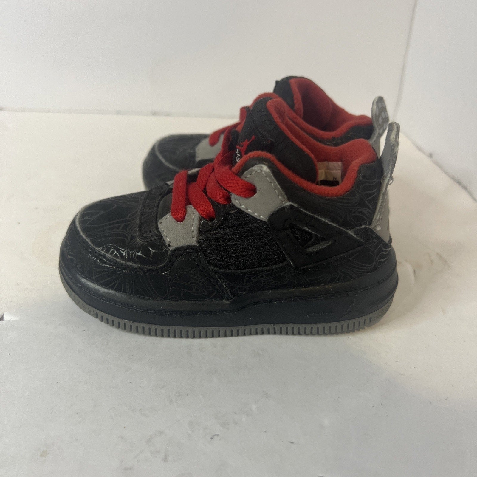 Size 5c - Jordan 4 Fusion Black Laser