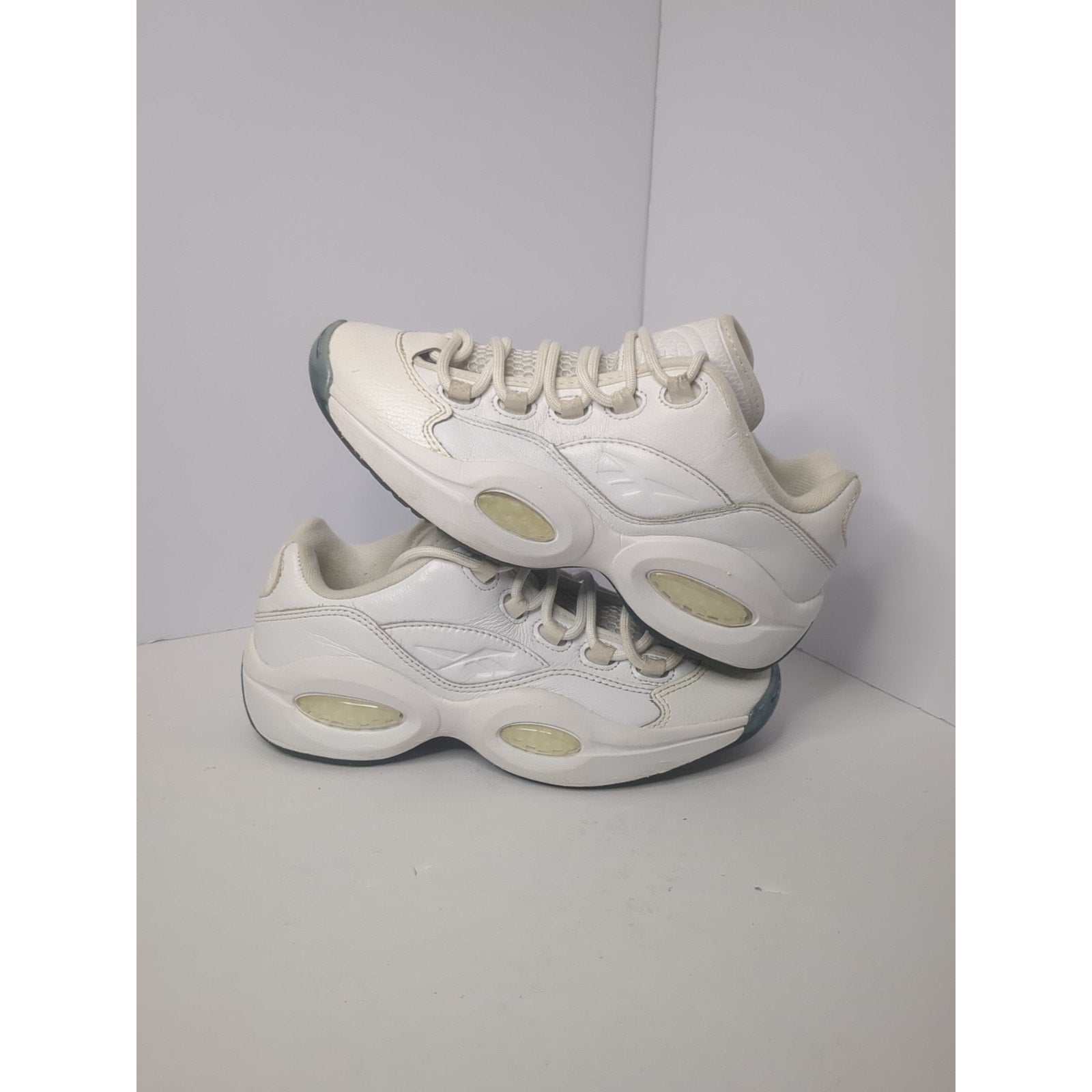 Size 6.5 - Reebok Question Low White Grey