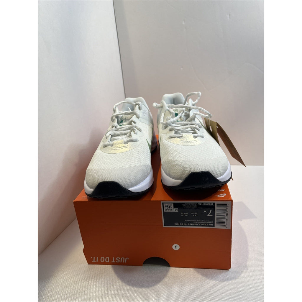 Size 7Y - Nike Revolution 6 Summit White