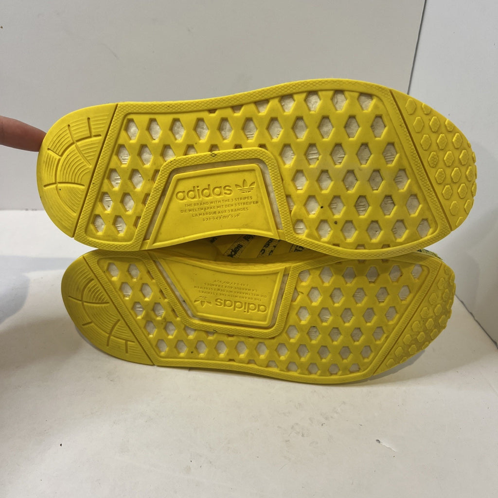 Size 6y - Adidas Nmd Yellow All Over Logo