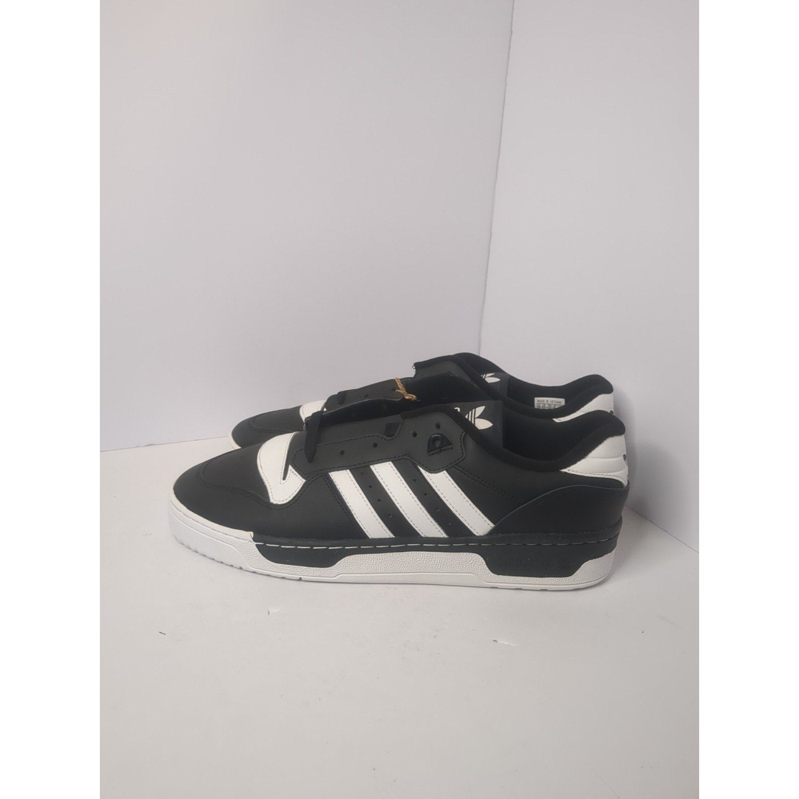 Size 13 - adidas Rivalry Low Black White