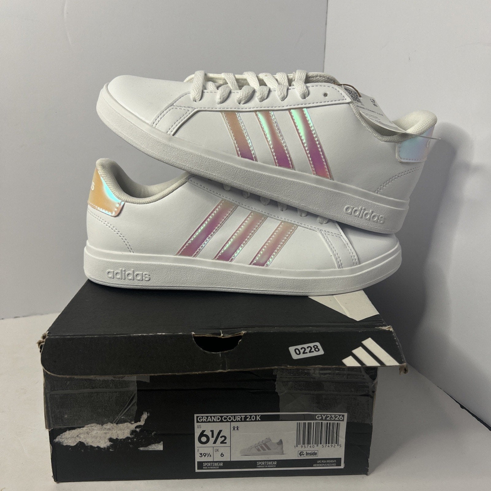 Size 6.5 - Adidas Court 2.0