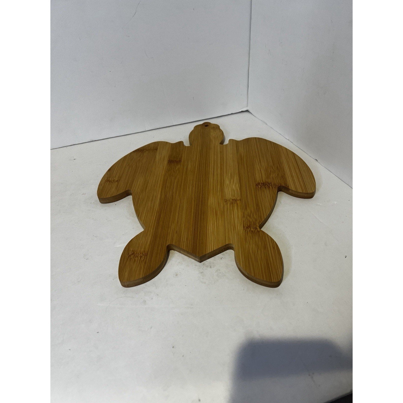 Bamboo Cutting Board Sea Turtle Shaped, 15 1/2” x 11"