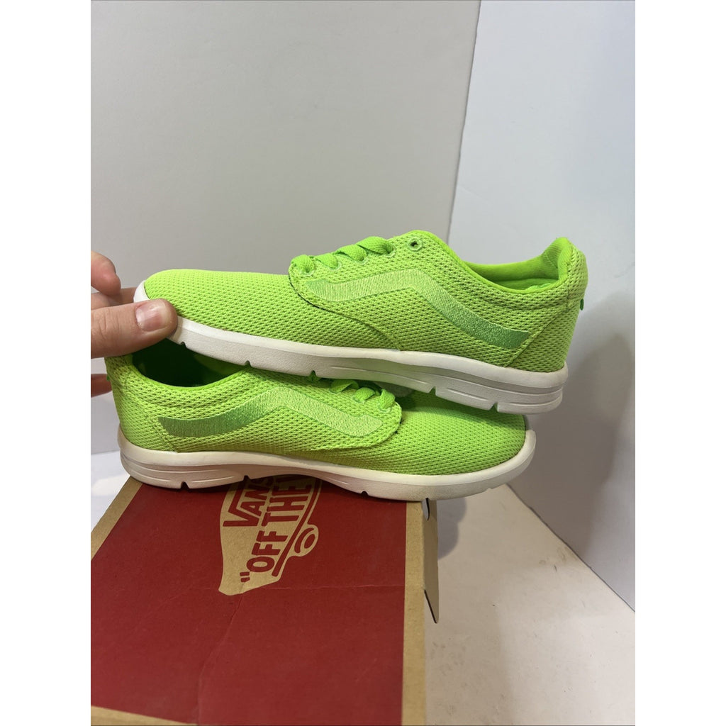 Size 3.5y - Vans Green Tennis Shoe