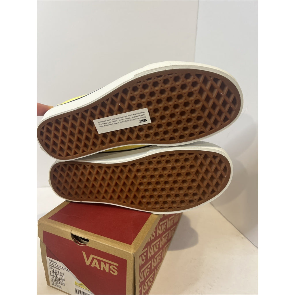 Size 4y - Vans Old Skool Lemon Yellow