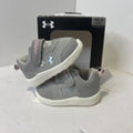 Size 2c - Pink Under Armor Tennis Shoes