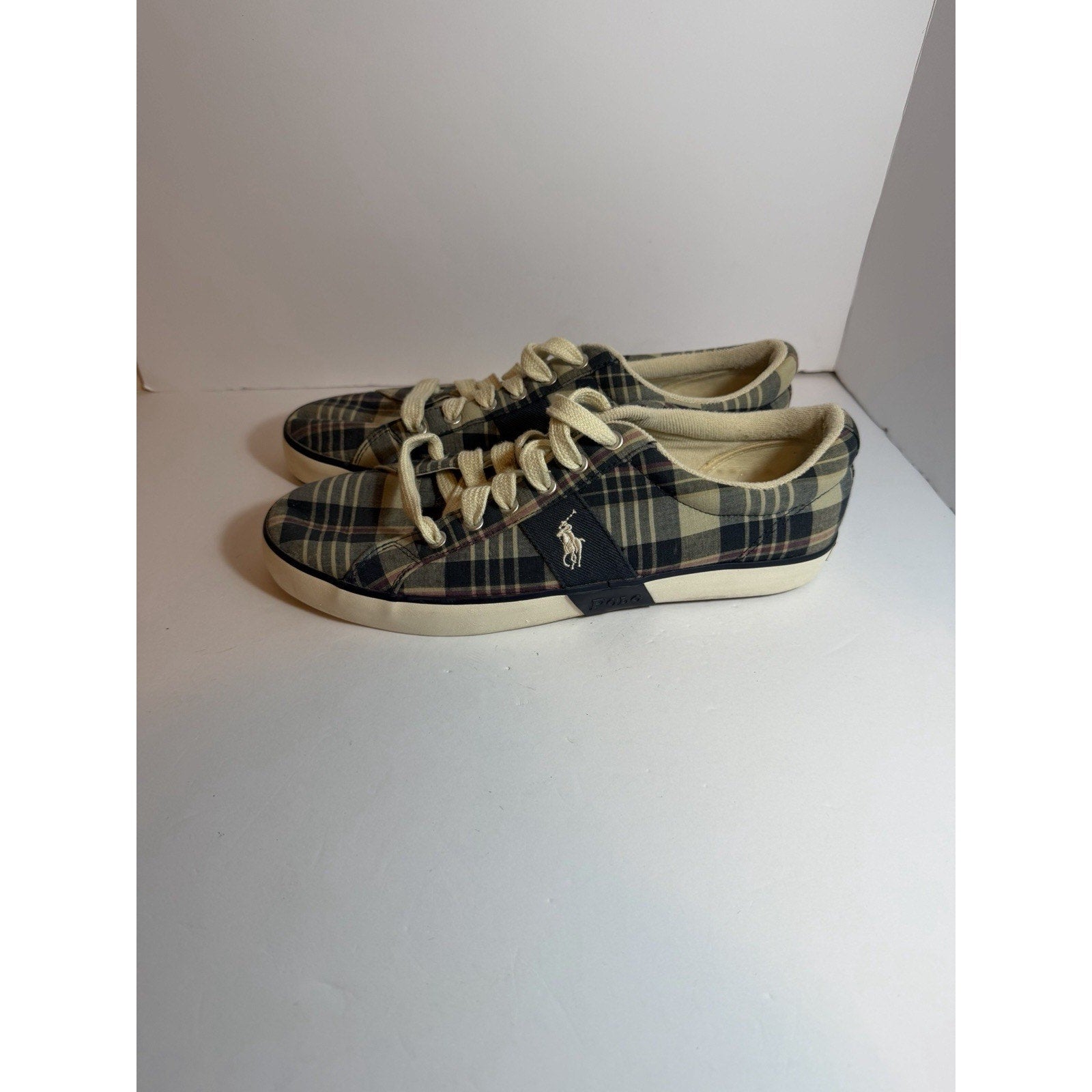 Size 10 - Polo Plaid Dress Shoes