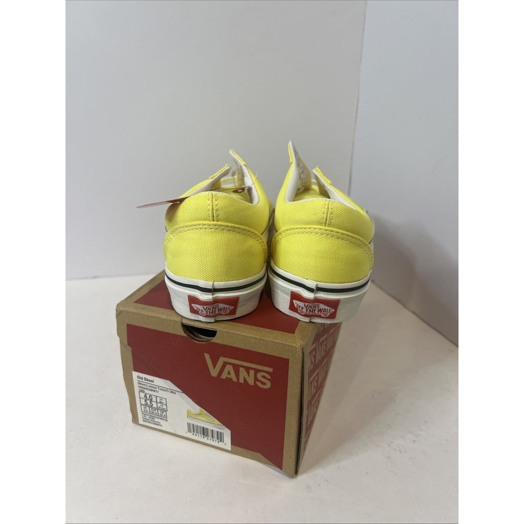 Size 4y - Vans Old Skool Lemon Yellow