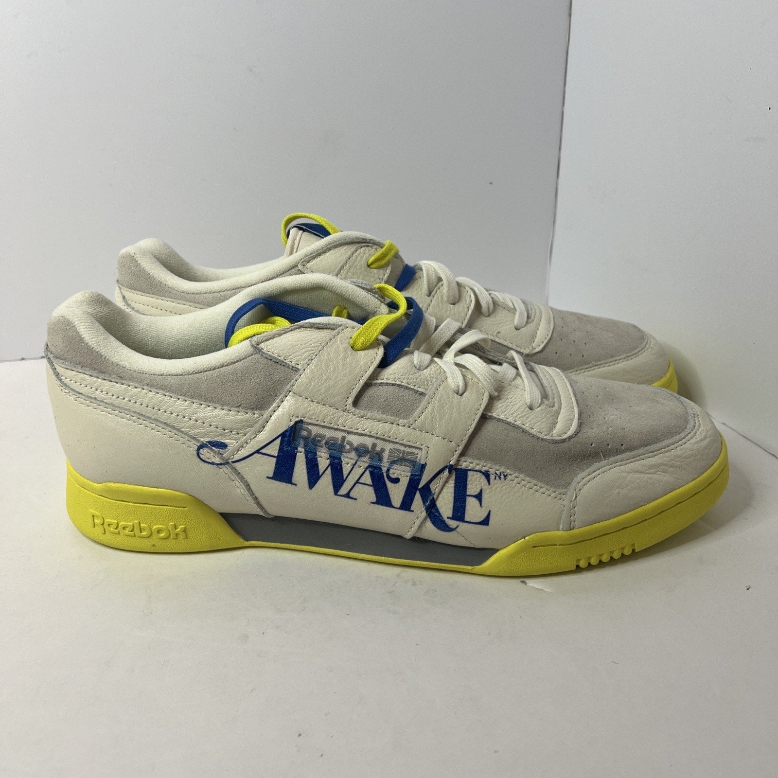 Size 13 - Reebok Awake NY x Workout Low Chalk