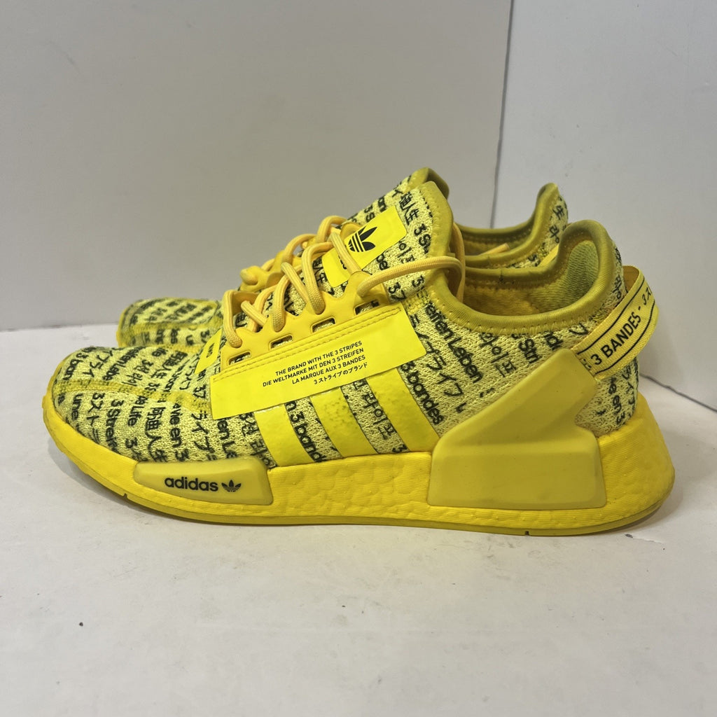 Size 6y - Adidas Nmd Yellow All Over Logo