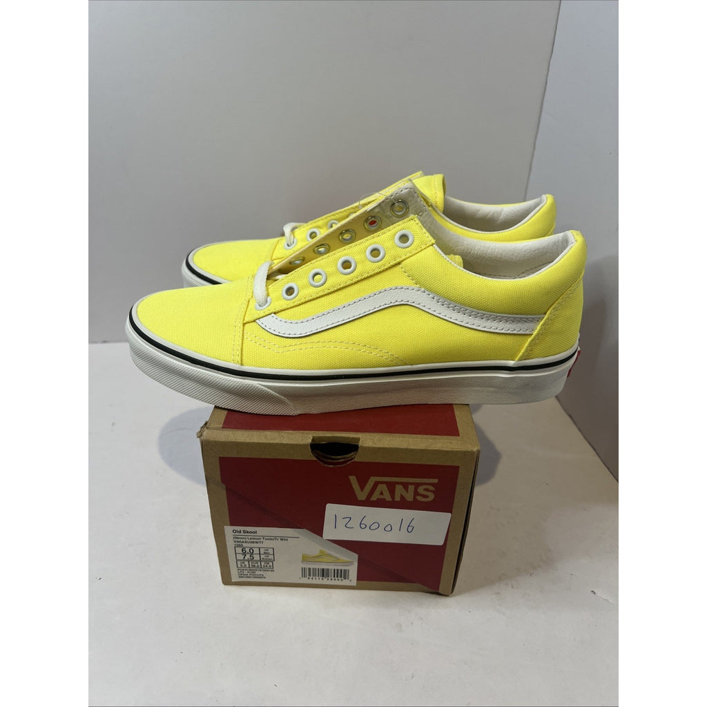 Size 6y - Vans Old Skool Yellow