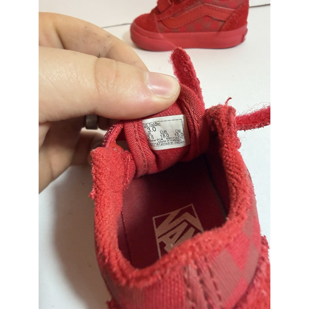 Size 3c - Vans Red