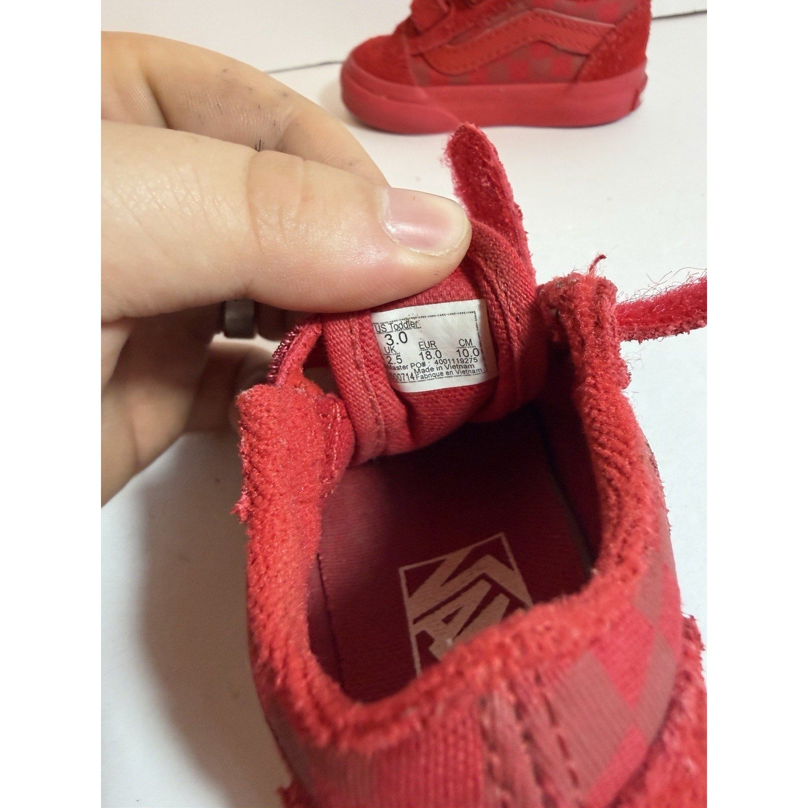 Size 3c - Vans Red