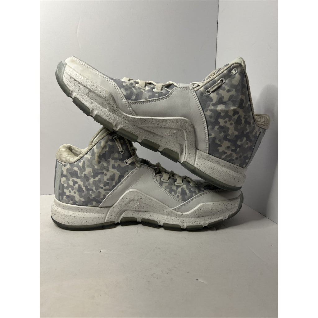 Size 14 - Adidas J Wall 2 White Camo
