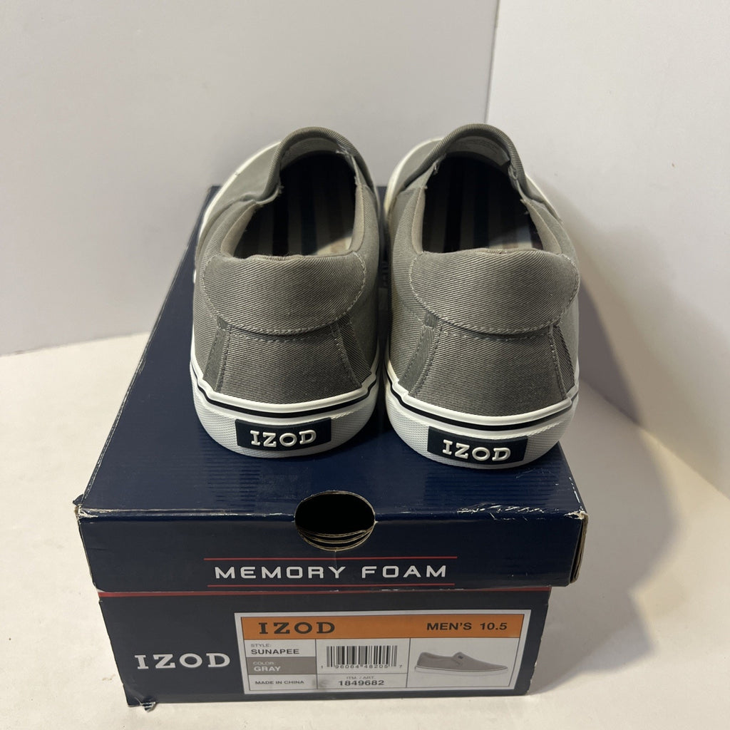 Size 10.5 - Izod Slip On Grey