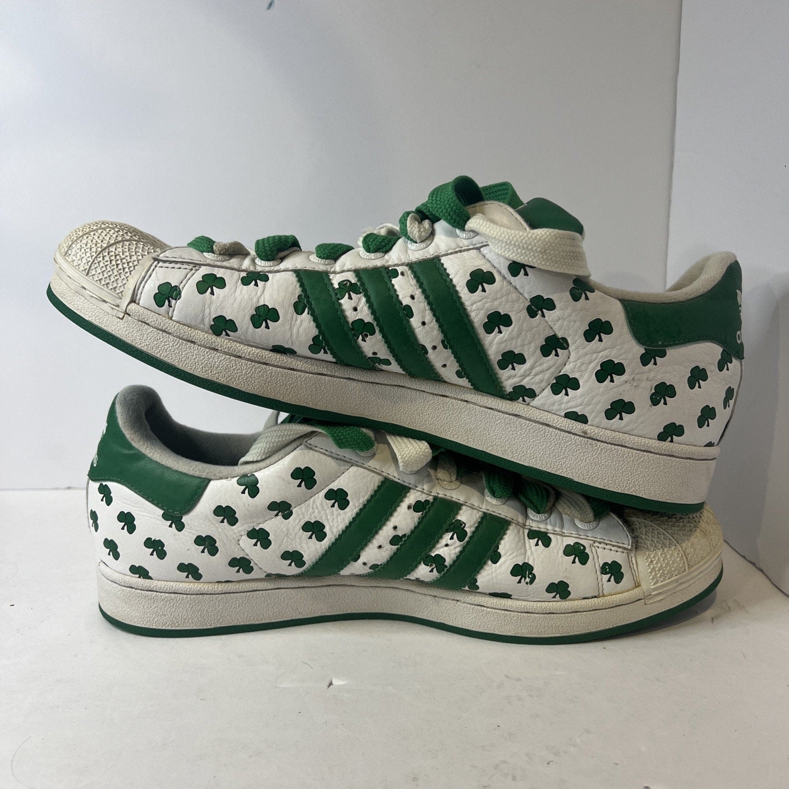 Size 14 - Adidas Super Star Boston Celtics Vintage 2005
