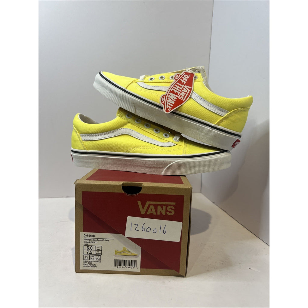 Size 6y - Vans Old Skool Yellow