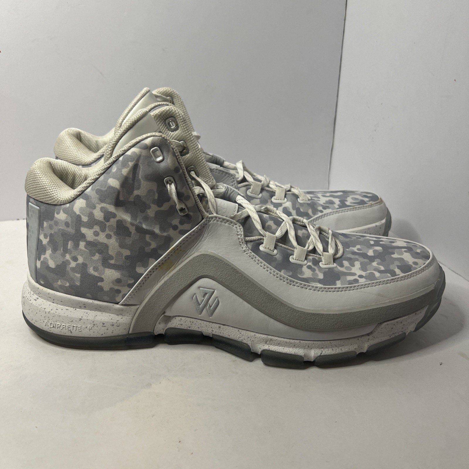 Size 14 - Adidas J Wall 2 White Camo