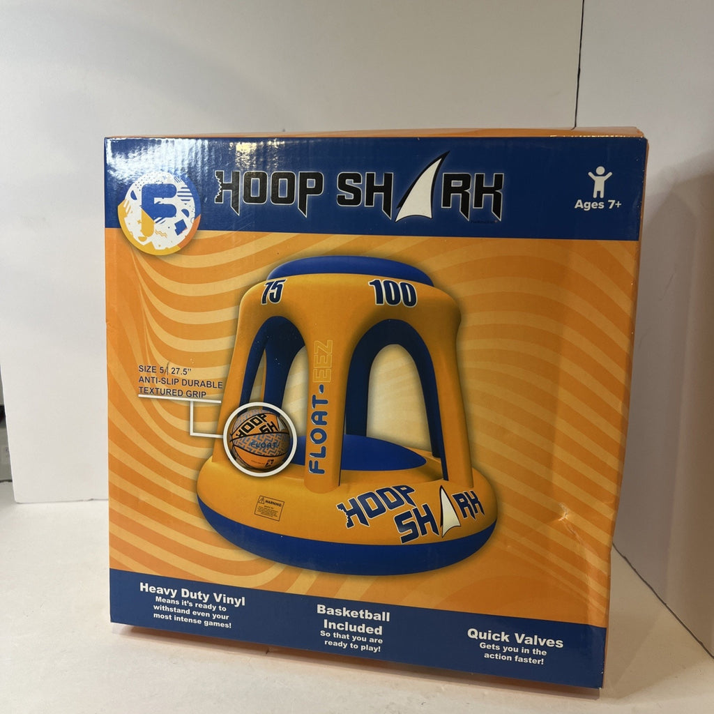 Swimming Pool Basketball Hoop by Hoop Shark - Orange/Blue