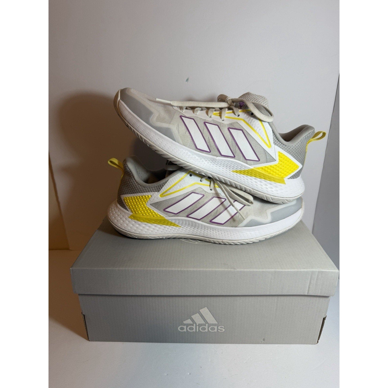 Size 8 Women’s - Adidas Defiant Speed Yellow And Purple