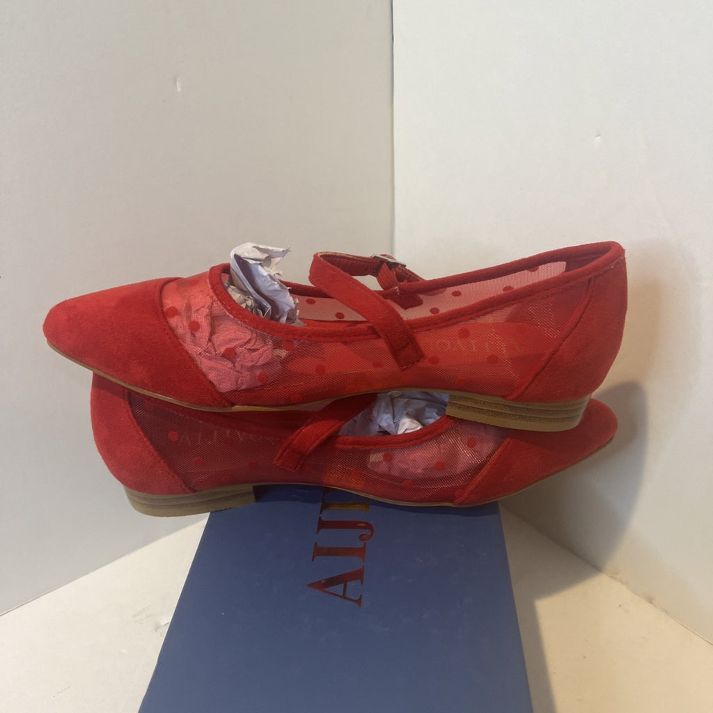 Size 7 Women’s - Red Mesh Flats