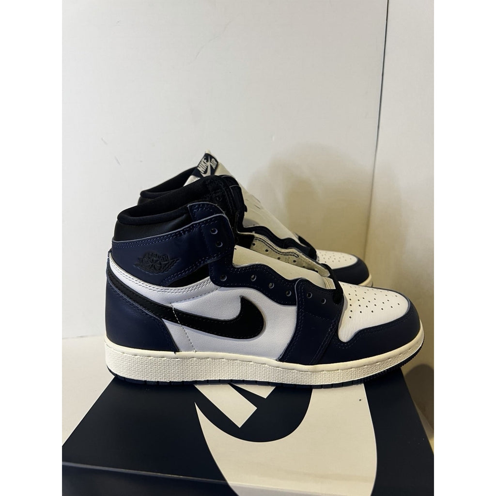 Size 7y - Nike Air Jordan 1 navy