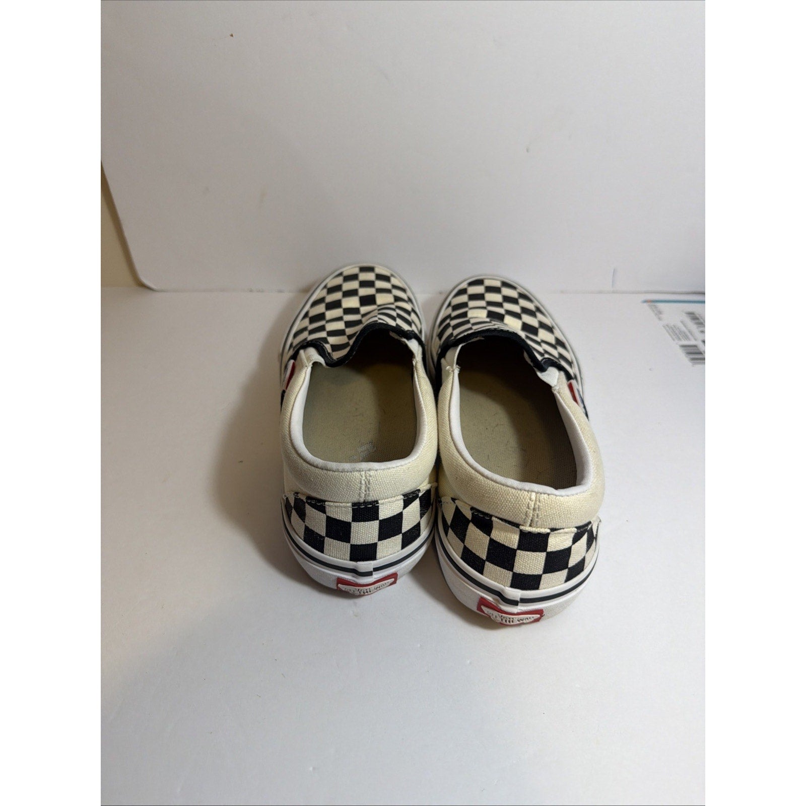 Size 7.5 - VANS Asher Checkerboard