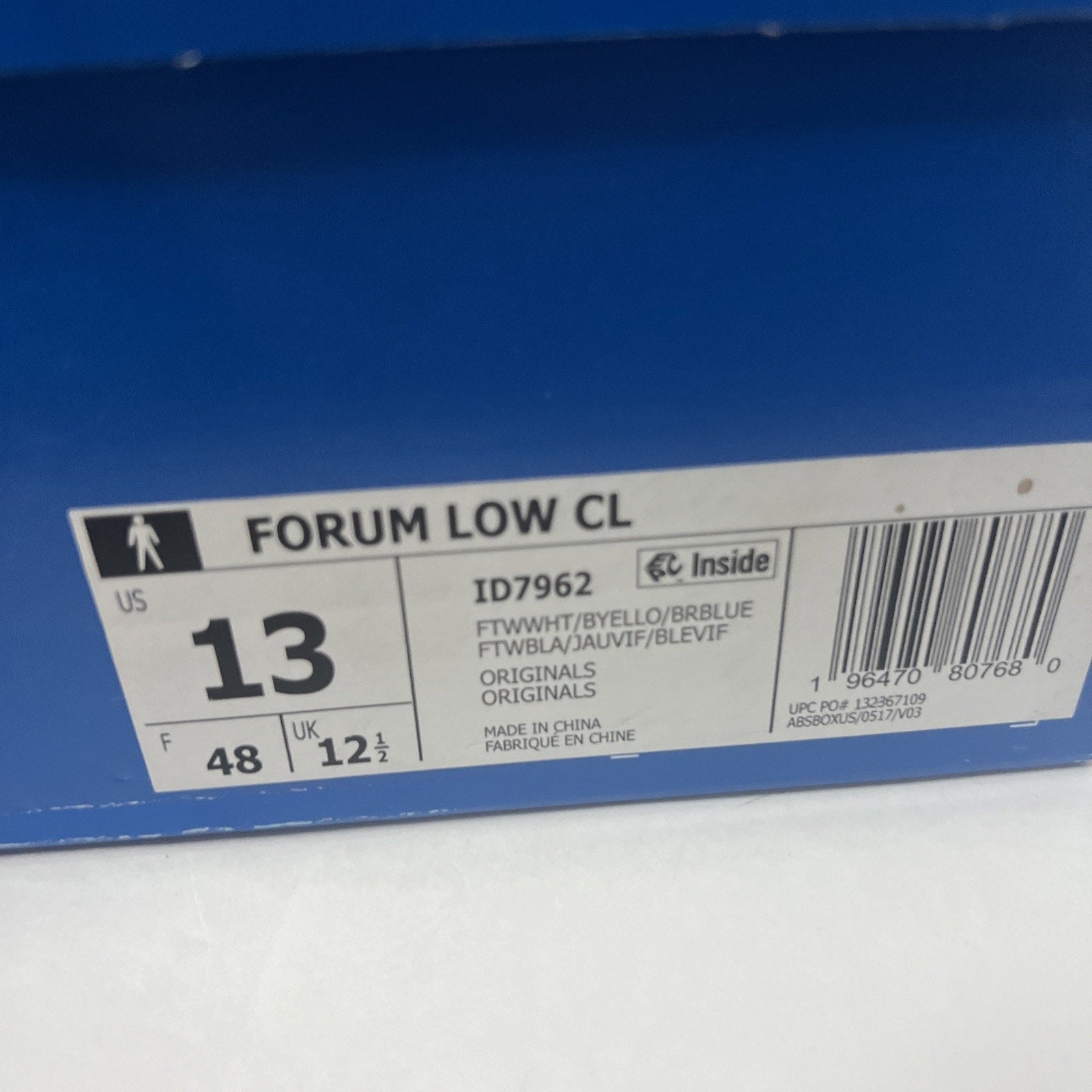 Size 13 - Adidas Forum Low