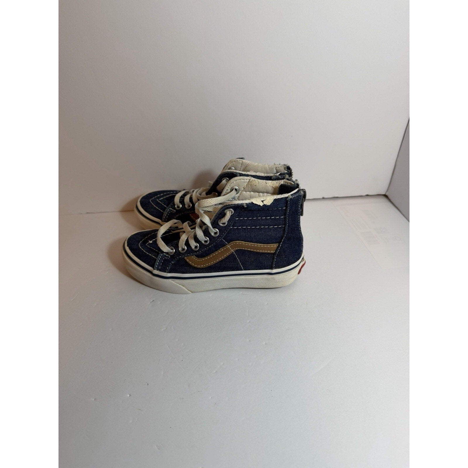 Size 12c - Vans Hightop Denim
