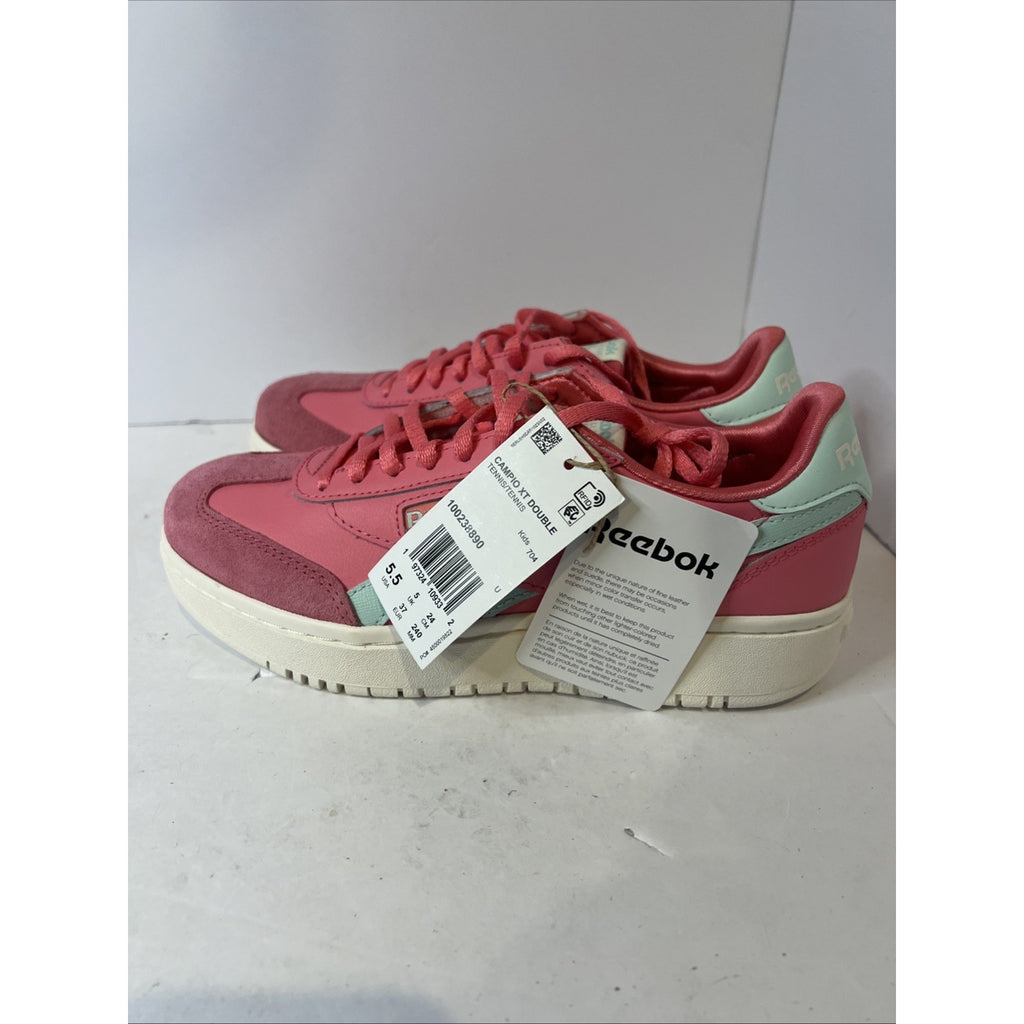 Size 5.5y - Reebok Campio Pink Low Top